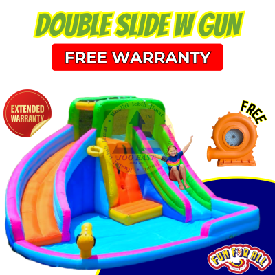 DOUBLE SLIDE W 2 CANNON GUN